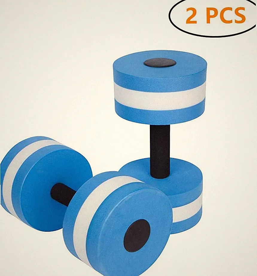 Sports Aquatic Exercise Dumbbells Aqua Fitness Barbells Exercise Hand Bars-Set o