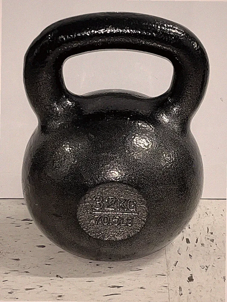 SPRI 32kgs/70.5lbs Cast Iron Kettlebell Weight