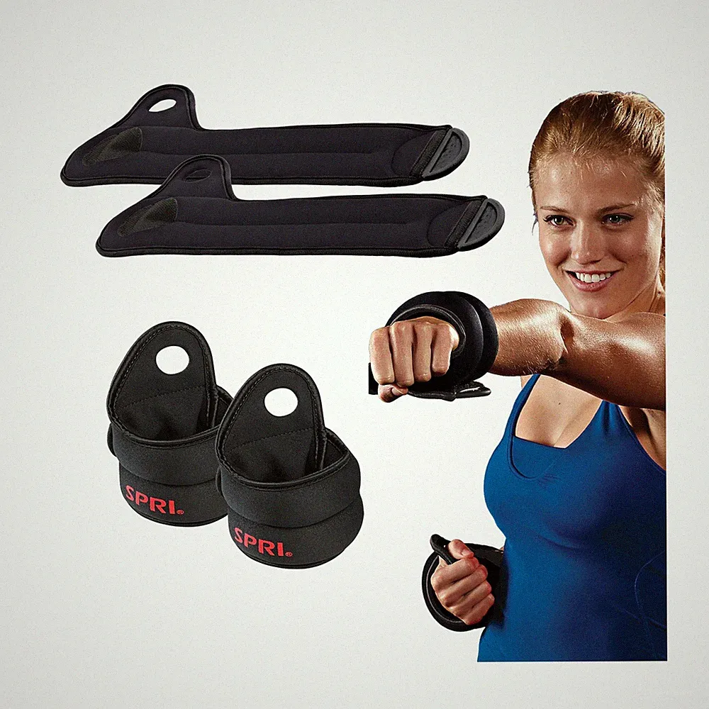 SPRI Wrist Weights Thumblock Arm Weights Set for Women & Men (Available in 2l...