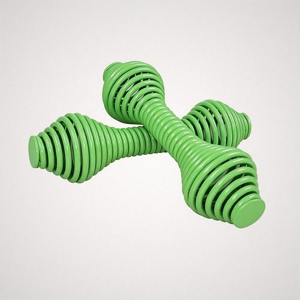 Spring-Style Dumbbell Sturdy Spring Dumbbell Easy-to-Grip for Arm Training