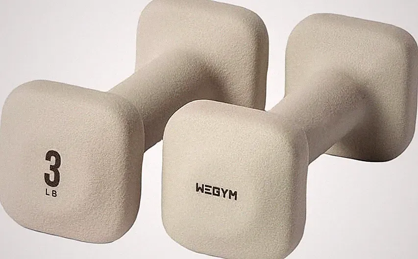 Square Dumbbells Set 2‑Pack Non‑Rolling Hand Weights for Home Strength Training