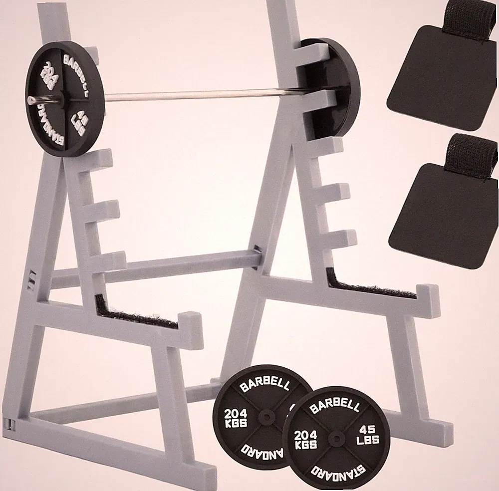 Squat Rack Pen Holder, Mini Barbell Rack Pen Holder Desktop Squat Racks Pens
