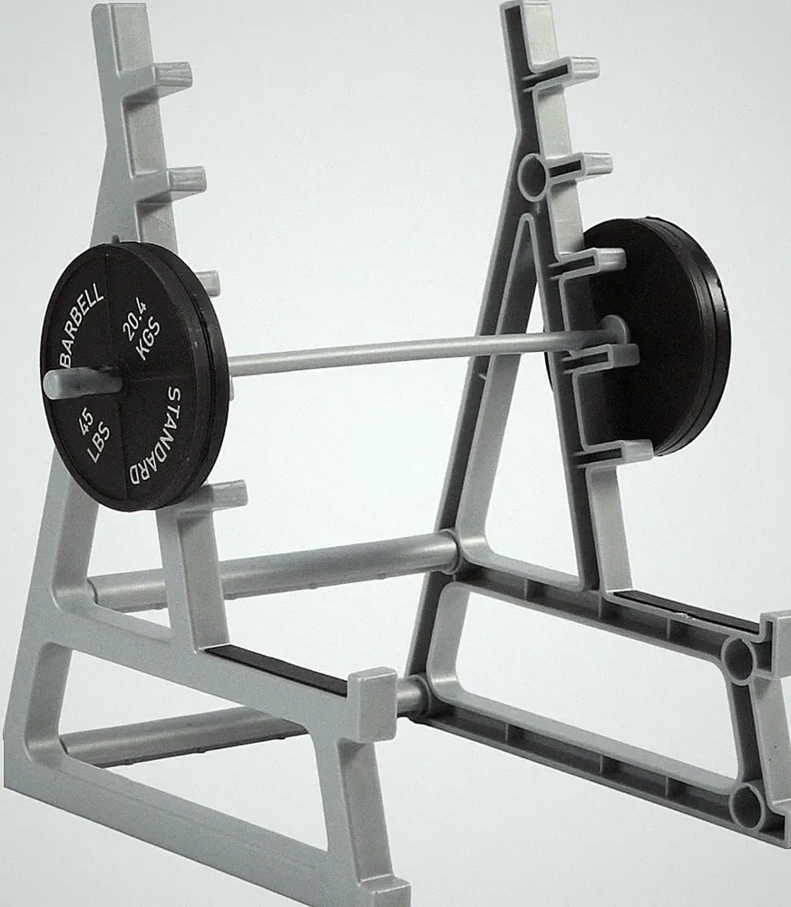 Squat Rack Pen Holder, Mini Barbell Rack Pen Holder, Gym Theme Decorations for