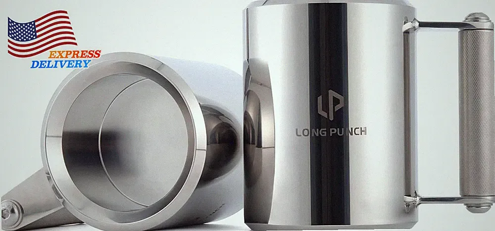 Stainless Steel Overweight Dumbbell Cups Fitness Sports Water Cup Funny Beer Mug