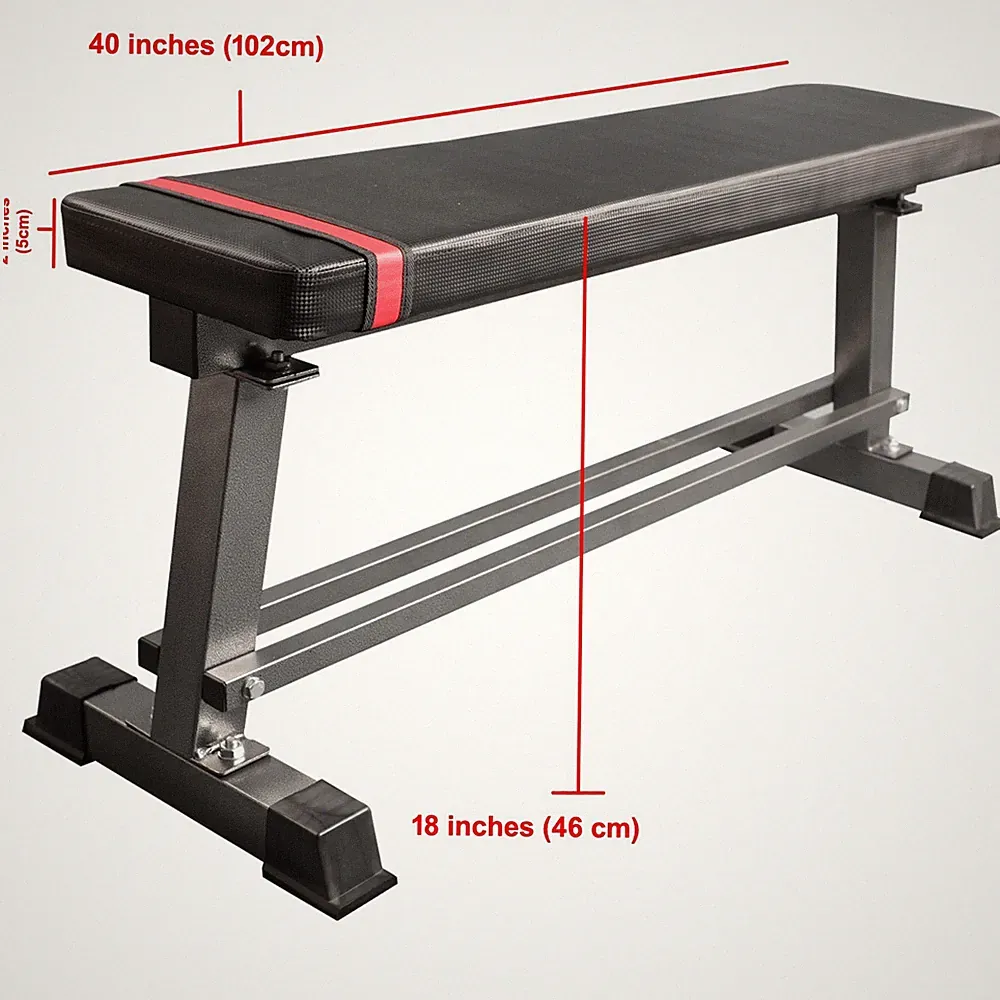 Standard Weight Training Benches Flat Utility Bench for Dumbbell Ab Exercises