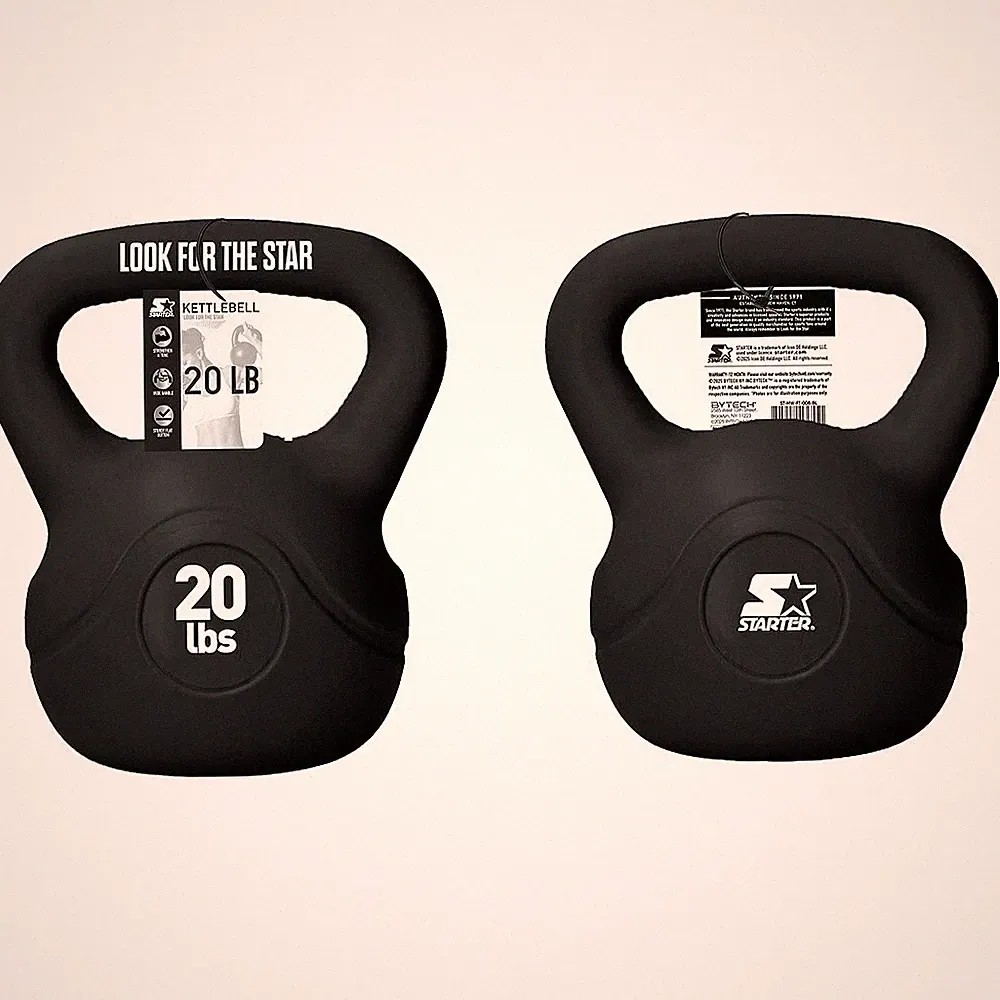 STARTER 20 Lbs Kettlebell Strength Training Fitness Workout Home Gym STHWFT011BK