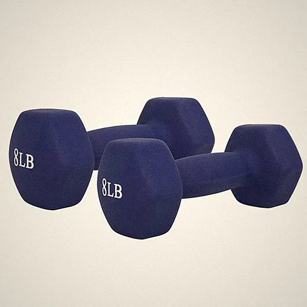 Sunny Health and Fitness Hex Dumbbells, Fuschia - US Stock, Not import Fees