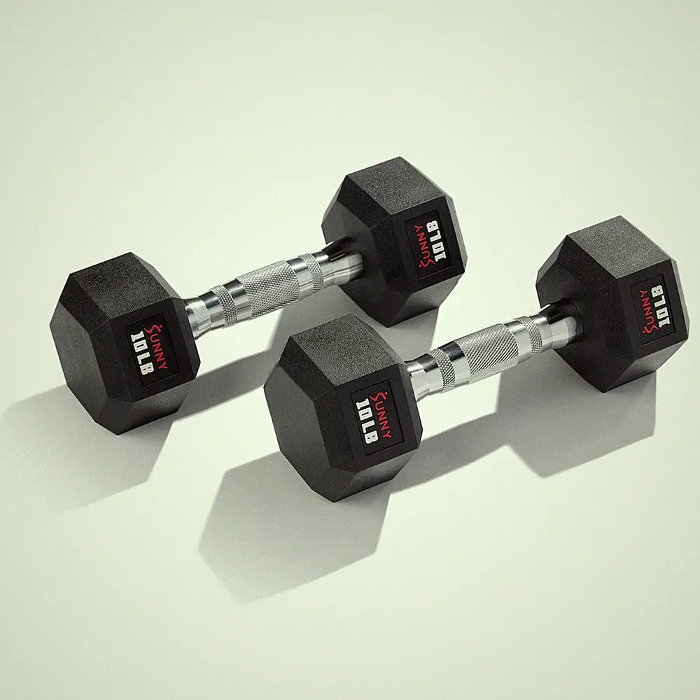Sunny & Sunny Core Fit Hex Style Dumbbell 4.5 Kg / 10 Lbs