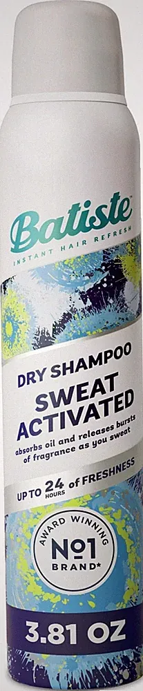 Sweat Activated Dry Shampoo with Scent-Releasing Tech, 3.81 Oz