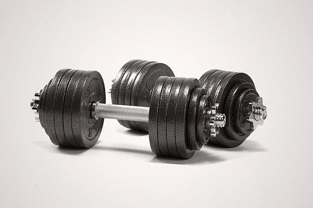 TELK Adjustable Dumbbells Cast Iron Weight Available for 45, 65, 105 and 200 LBS