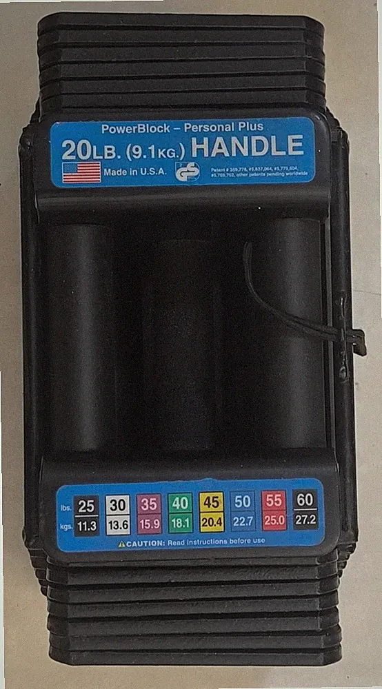 The Block PowerBlock Personal 45 lbs Adjustable Dumbbell (1) Weights Made In USA