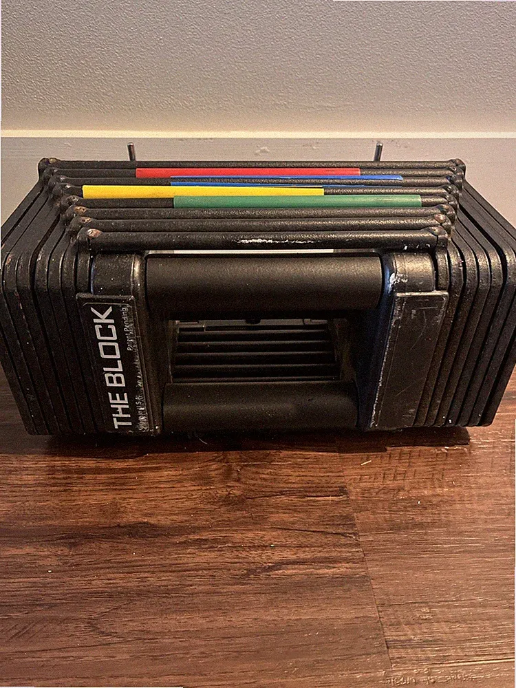 The Block PowerBlock Personal 45 lbs Adjustable Dumbbell (1) Weights Made In USA