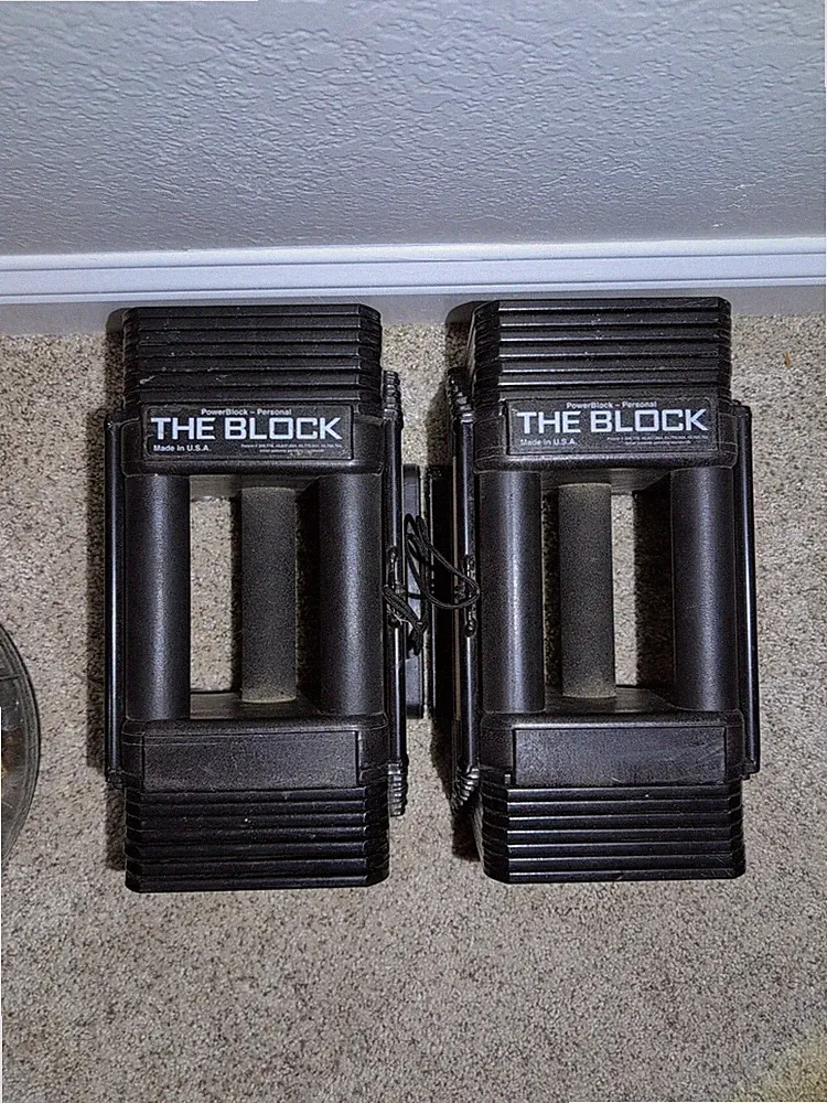 The Block Powerblock-Personal Set of (2) 45 Lbs Adjustable Dumbbell Weights