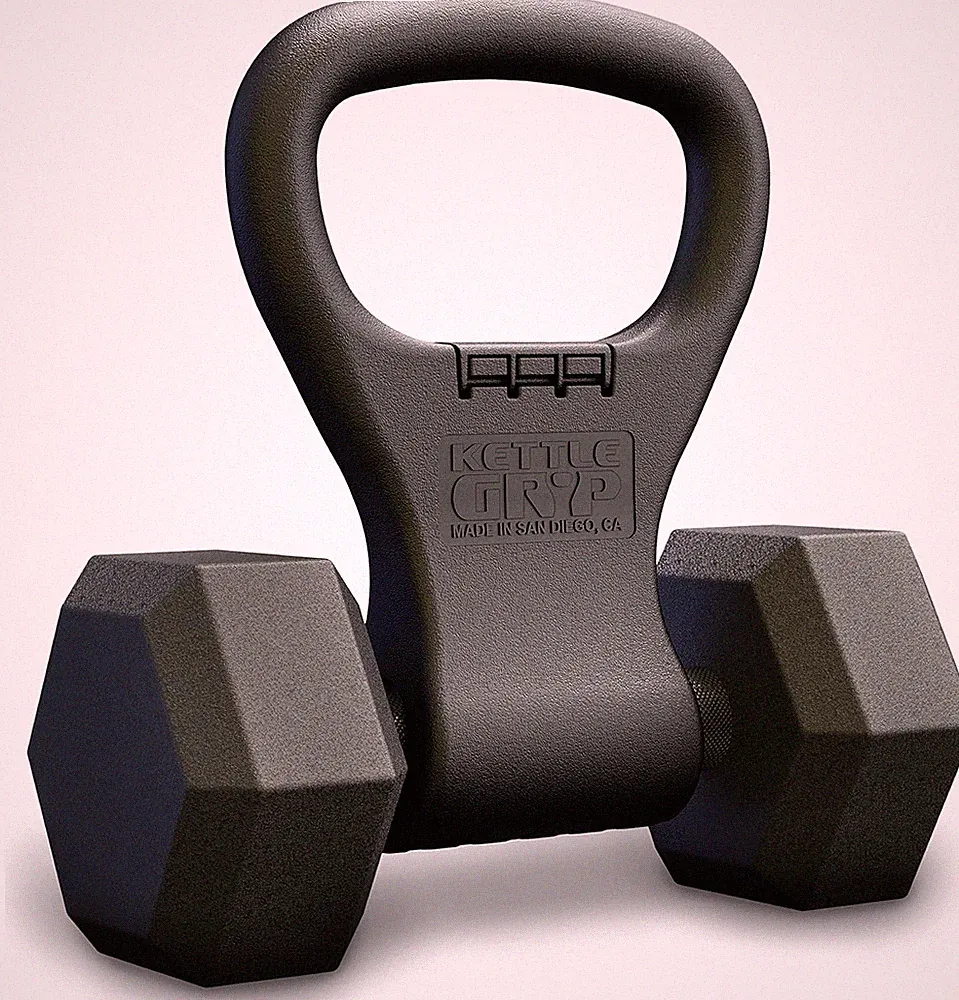The Original As Seen on SHARK TANK Converts Your Dumbbells Into Kettlebells Made