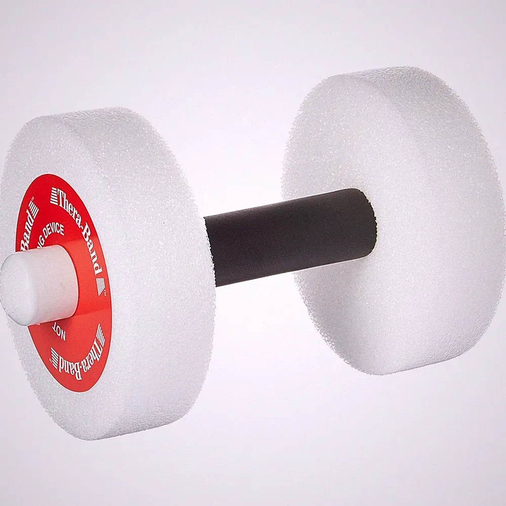 THERABAND Aquatic Hand Bar Dumbbell Weight, Padded Grip for Pool Aerobics, Th...