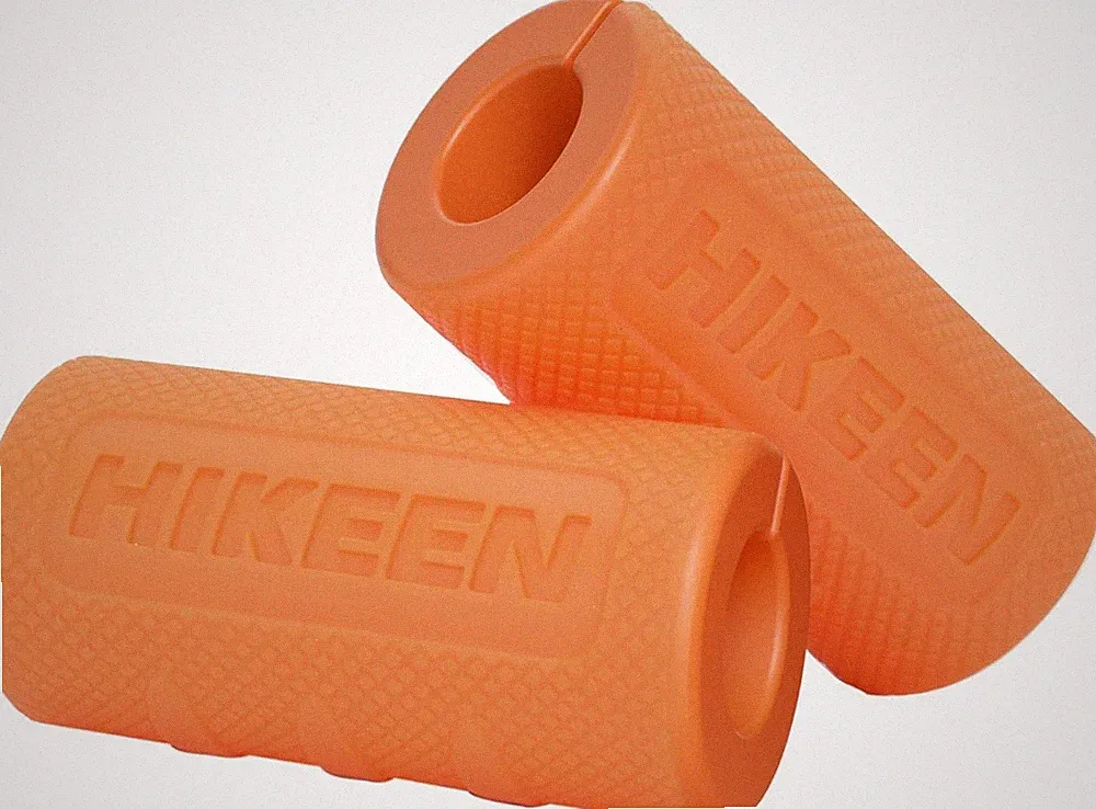 Thick Bar Dumbbell Grips,Non Slip Hard Rubber Barbell , for Weight Lifting
