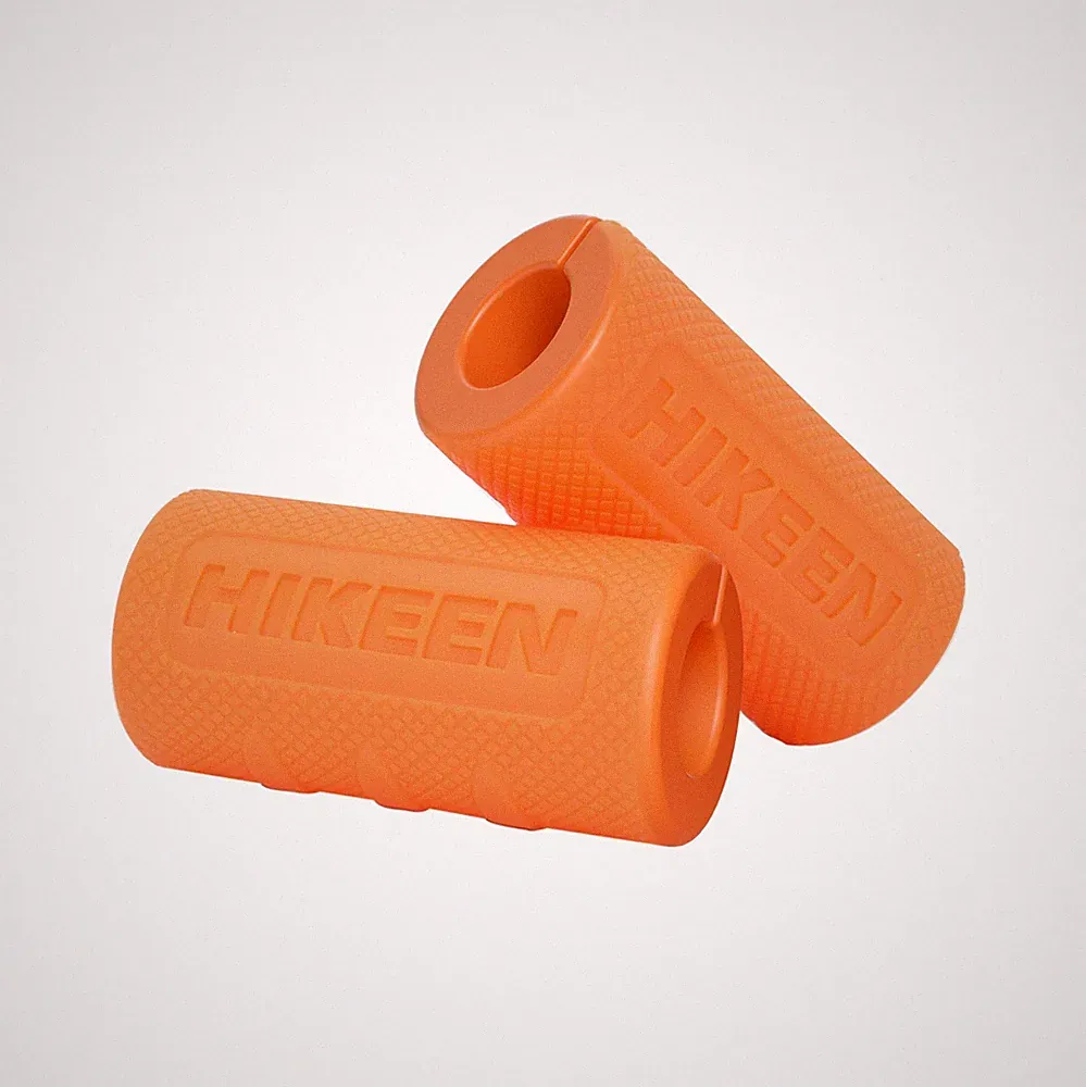 Thick Bar Dumbbell Grips,Non Slip Hard Rubber Barbell , for Weight Lifting