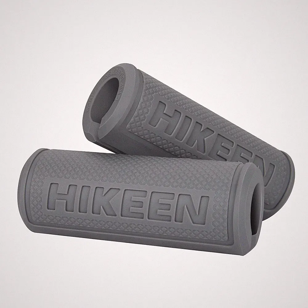 Thick Bar Dumbbell Grips, Non Slip Hard Rubber Barbell Grips for Weight Lifti...
