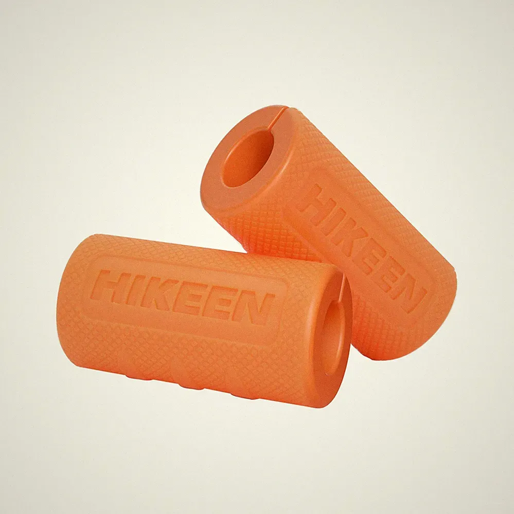Thick Bar Dumbbell Grips,Non Slip Hard Rubber Barbell Grips,Grips for Weight...