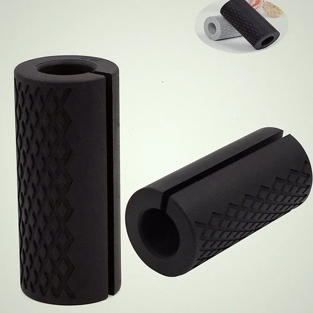 "Thick Barbell Grips for Dumbbells, Weight Lifting Cable Attachments, Fitness"