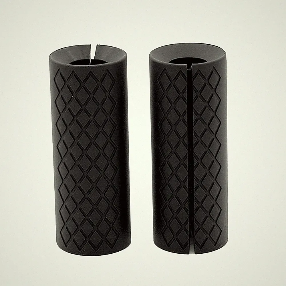 Thick Dumbbell Grips for Weightlifting NonSlip Silicone Rubber, 1 Pair