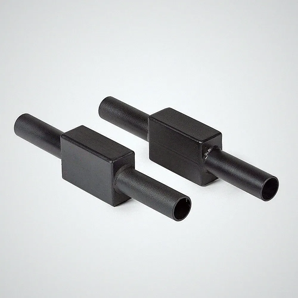 Titan Fitness 18" Beam Pinch Block Dumbbell Handles, Pair of Block Weights