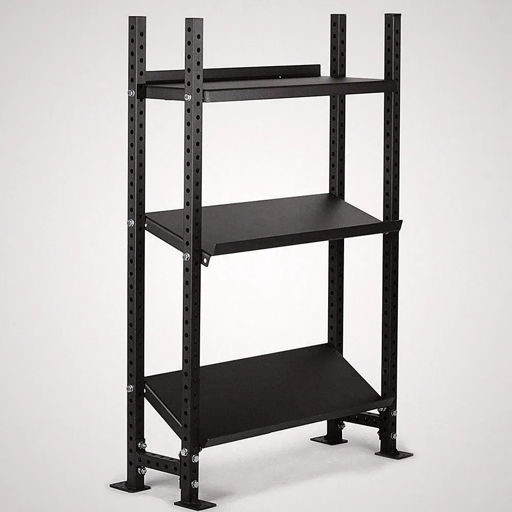 Titan Fitness 3-Tier Elite Series Mass Storage System, 73"x49" Dumbbell Shelf