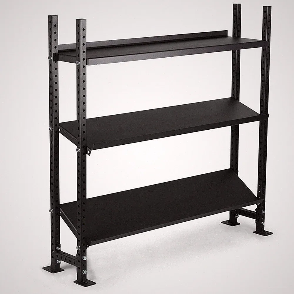 Titan Fitness 3-Tier Elite Series Mass Storage System, 73"x76" Dumbbell Shelf