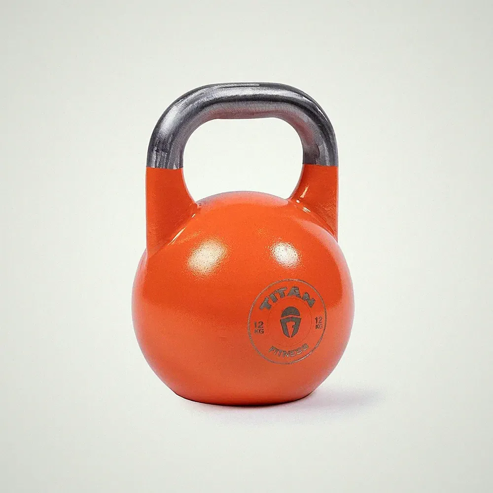 Titan Fitness Competition Kettlebell, Single Piece Casting, KG Markings, Full...