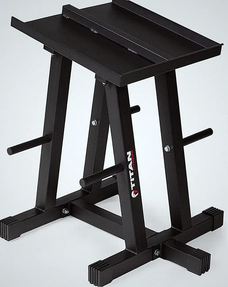 Titan Fitness Dumbbell Stand and Plate Tree, 260 LB Capacity, Organize Classic D