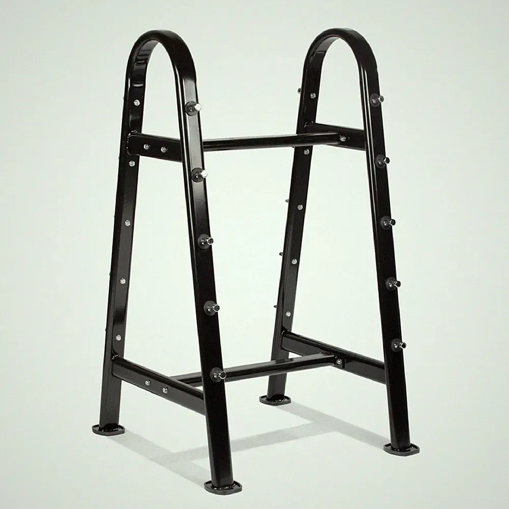 Titan Fitness Fixed Barbell Rack, Holds 10 Straight or EZ Curl Bars