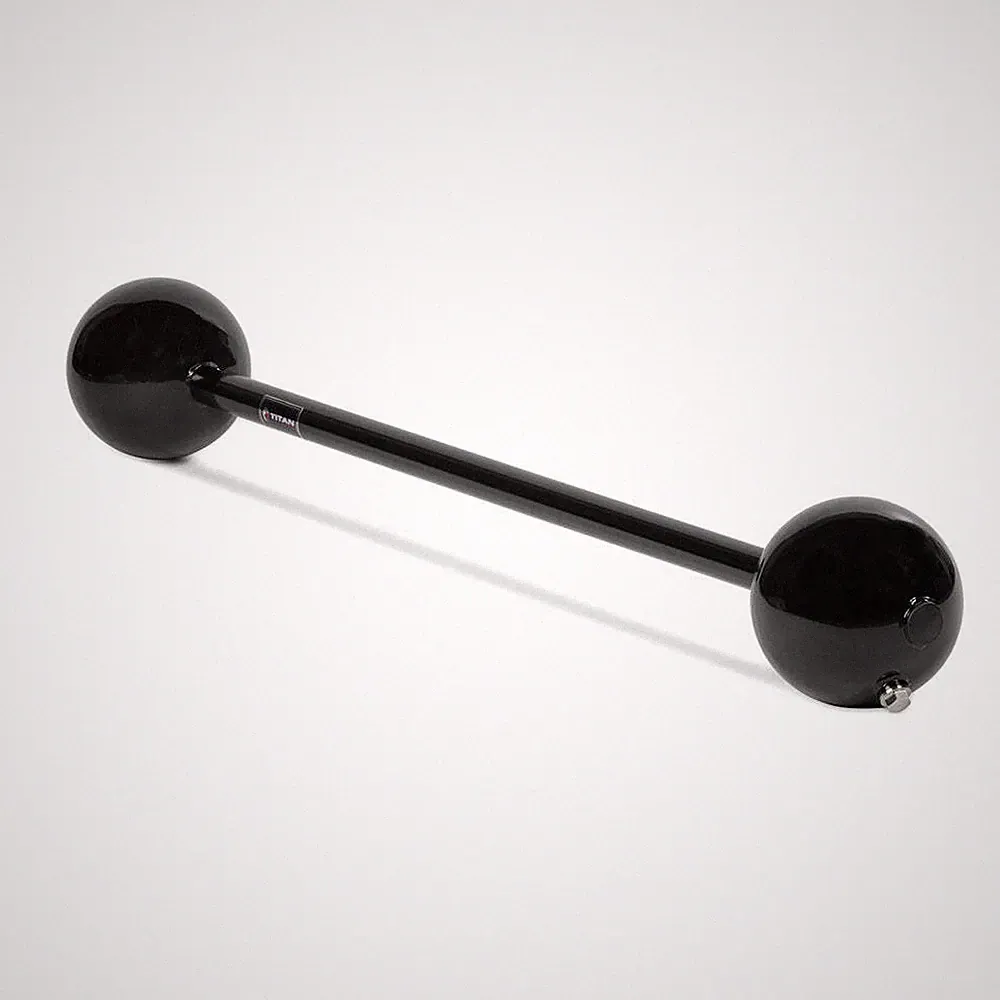Titan Fitness Loadable Globe Barbell, Adjustable Weight Design, 25 LB Empty