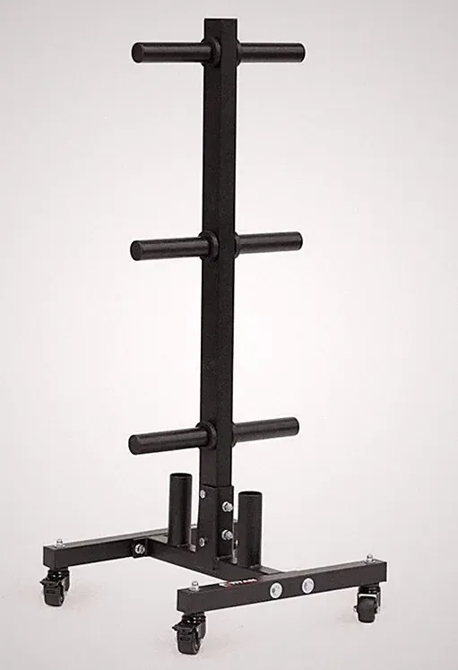 Titan Fitness Portable Weight Tree for Olympic Plate & Barbell Storage MSRP $294
