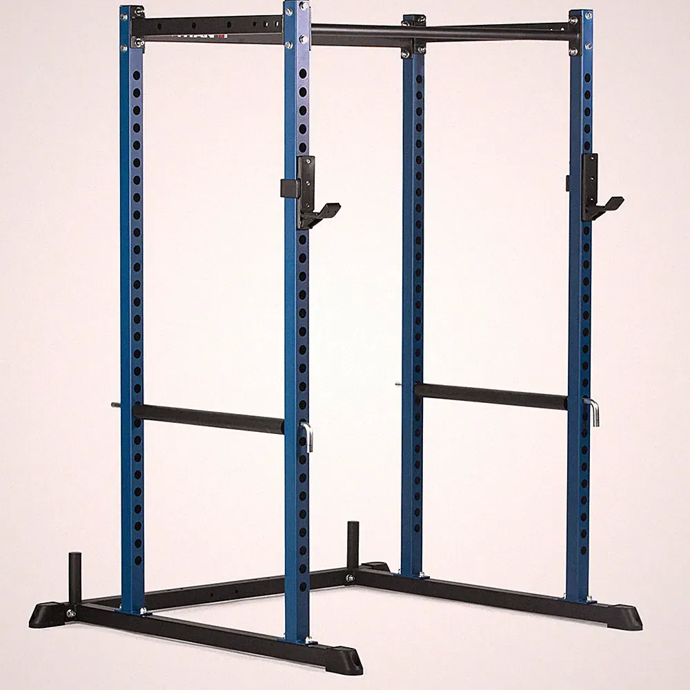Titan Fitness T-2 Series Short 71" Navy Power Rack, 850 LB Rackable Capacity