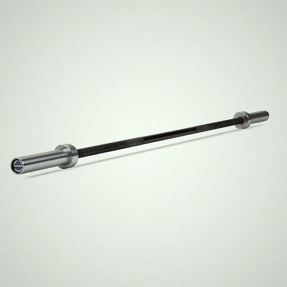 Titan Fitness TITAN Series Shorty Olympic Barbell, Made in the USA