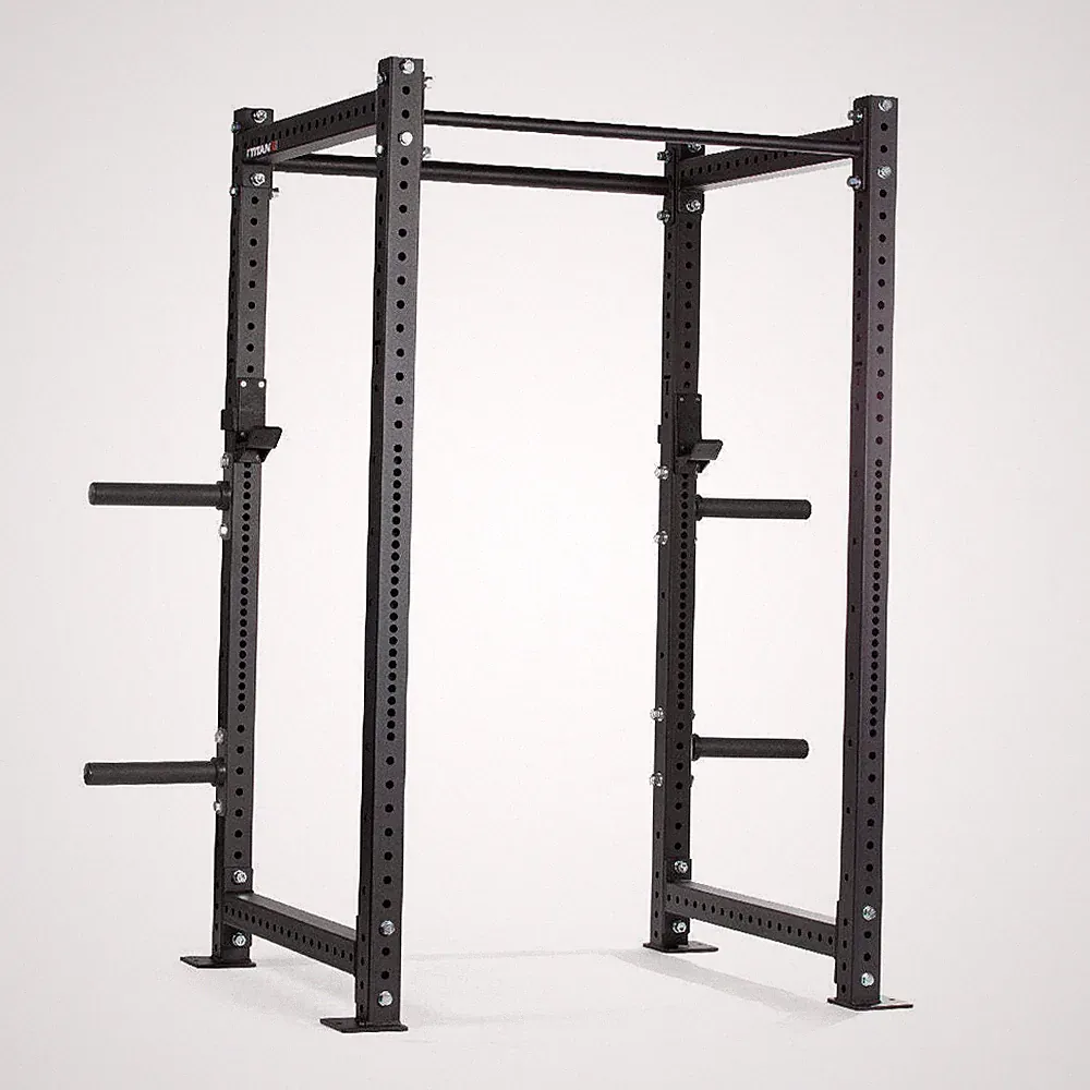 Titan Fitness X-3 Series Short Bolt-Down Power Rack Weight Plate Holders 36" D