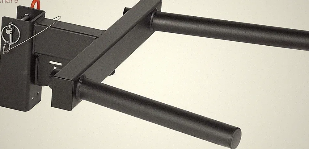 Titan Fitness Y-Dip Bar Fits X-3 Series Power Racks, Rack Mounted Dip Attachment