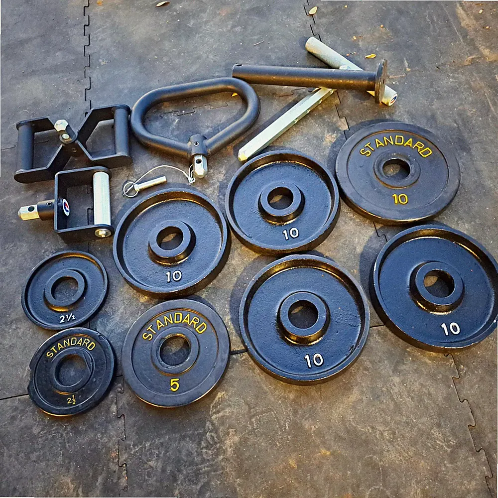 Titan Kettlebell Swing Set Olympic Weights 60lbs 4 Grips!!!