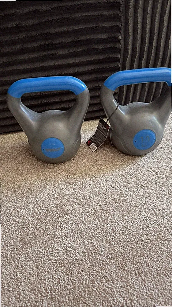 Tone Fitness, 10lb Cement Filled Kettlebell