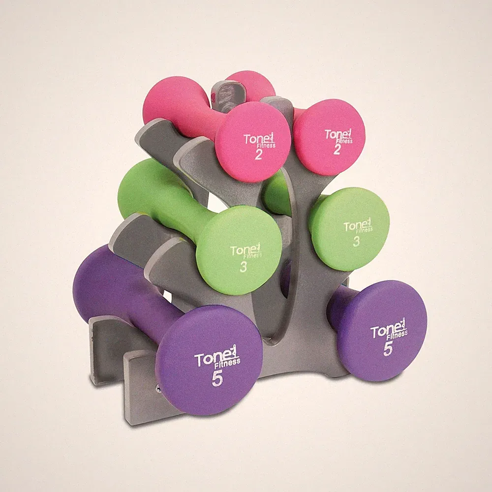 Tone Fitness Dumbbells 15 Lbs Pair