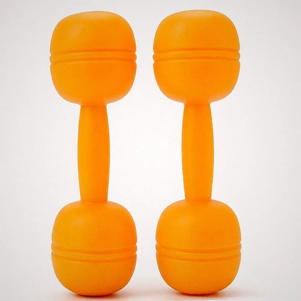 Toy Dumbbell with Fillable Weights Fun Synthetic Dumbbell Long-Lasting