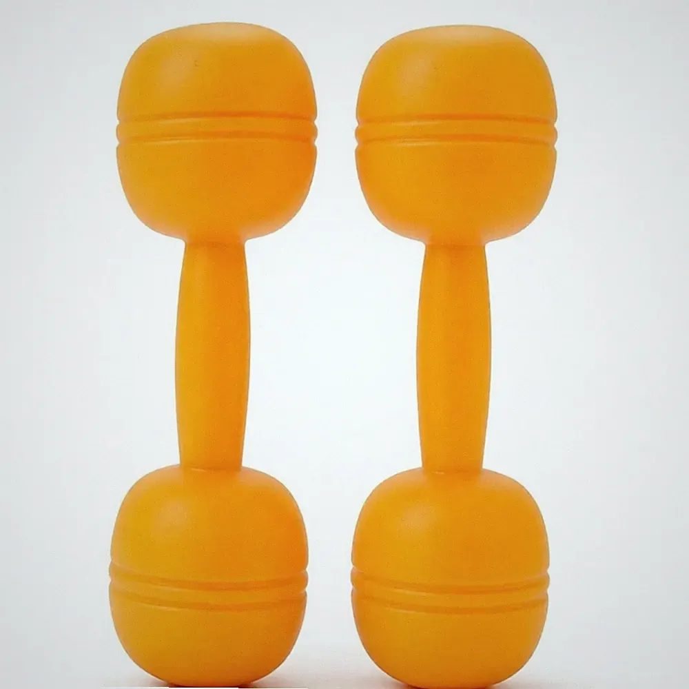 Toy Dumbbell with Fillable Weights Molded-Grip Toy Dumbbells Child-Safe