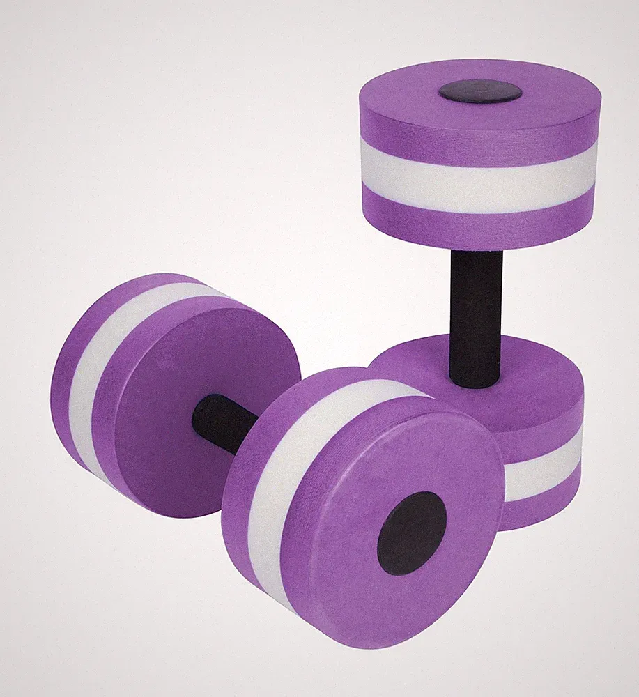 Trademark Innovations Lightweight Aquatic Exercise Dumbells Pur... USA FAST SHIP