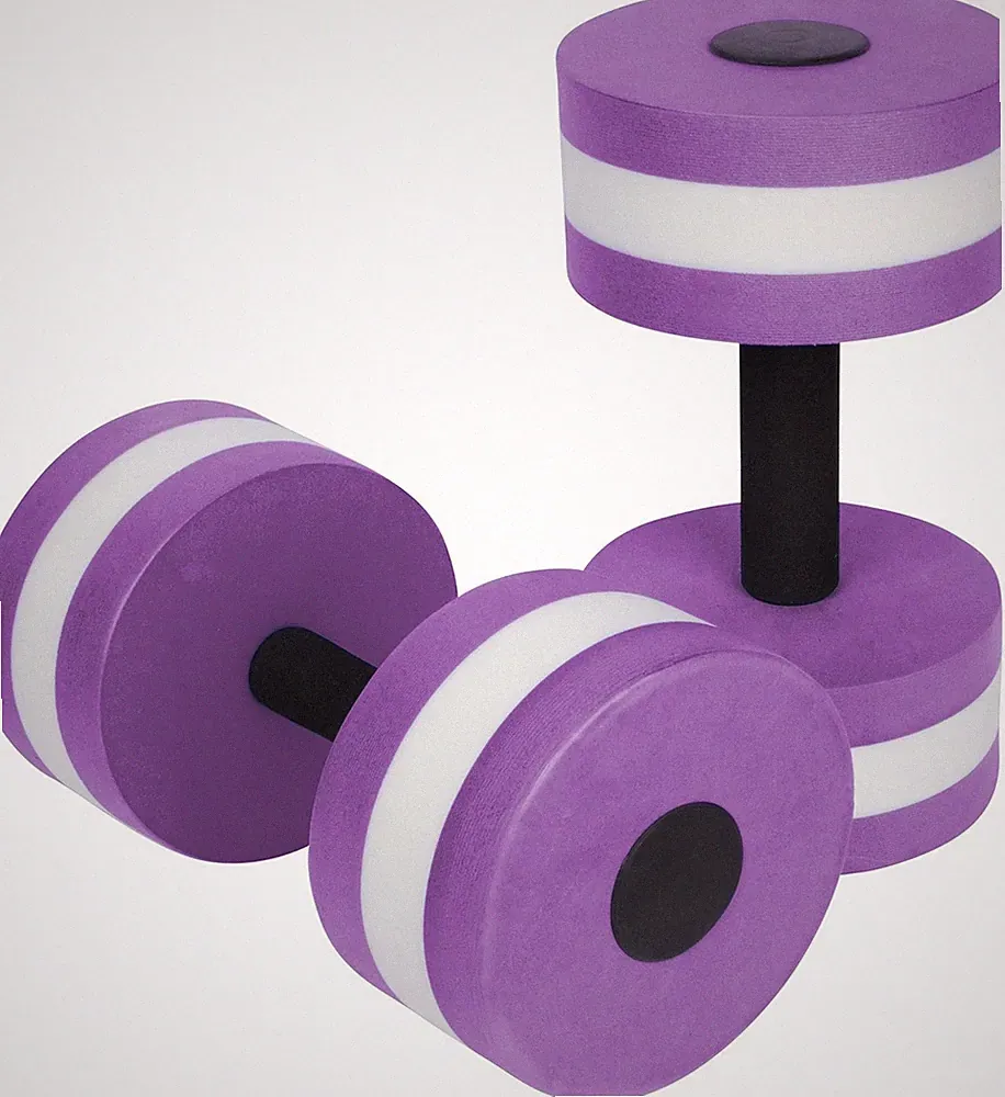 Trademark Innovations Lightweight Aquatic Exercise Dumbells Purple
