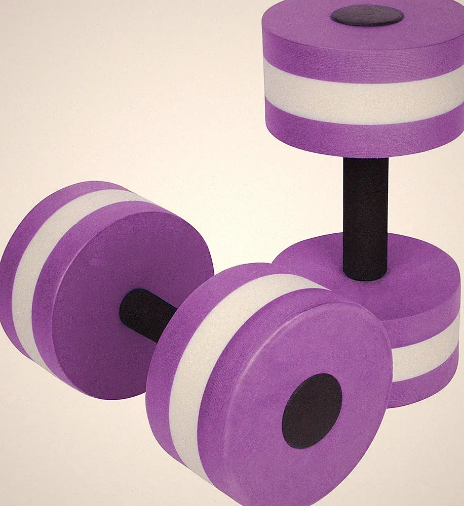 Trademark Innovations Lightweight Aquatic Exercise Dumbells - Set of 2 Foam -...