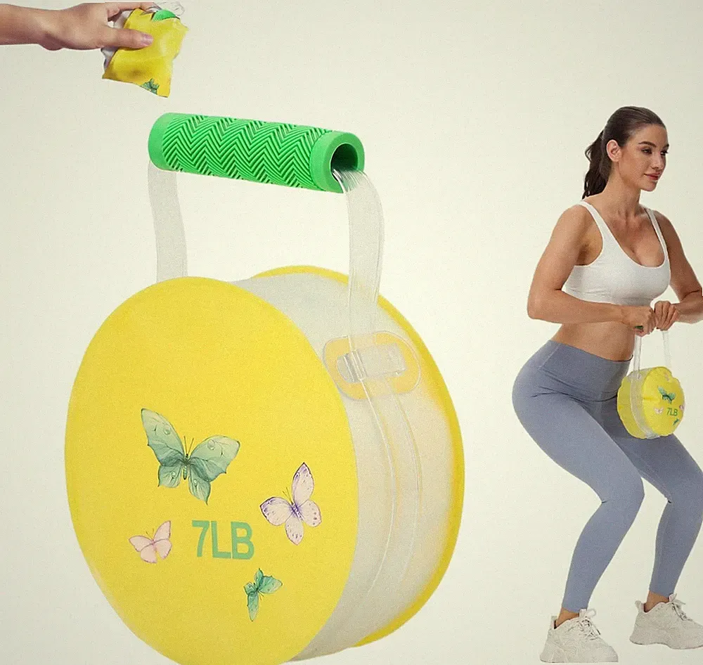 Travel Adjustable Soft Kettlebell 7lbs Hand Weight Water Filled Weights Exercise