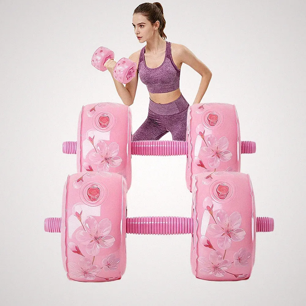 Travel Weights Water Filled Dumbbell Set of 2,6LB Hand Weights for Women at H...