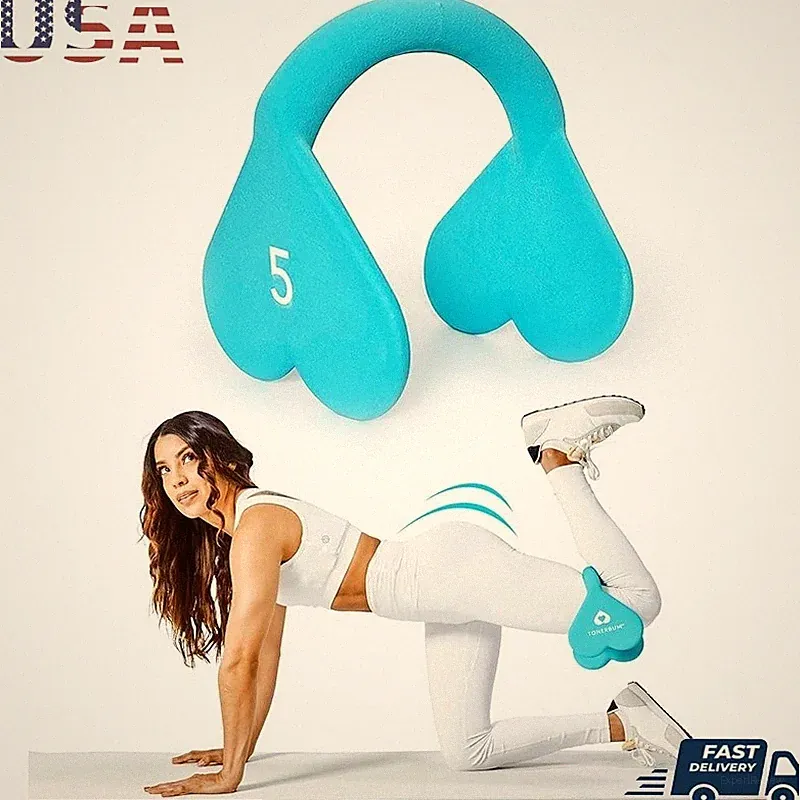 U Shaped Glute Workout Dumbbell Weight Non Slip Grip Home Exercise Equipment New
