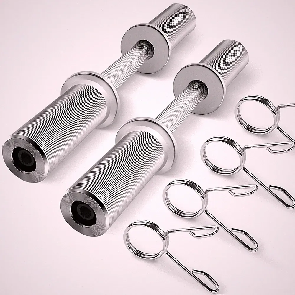 Uboway Olympic Dumbbell Handles 16” /20”Olympic Dumbbell Bar for 2 Olympic