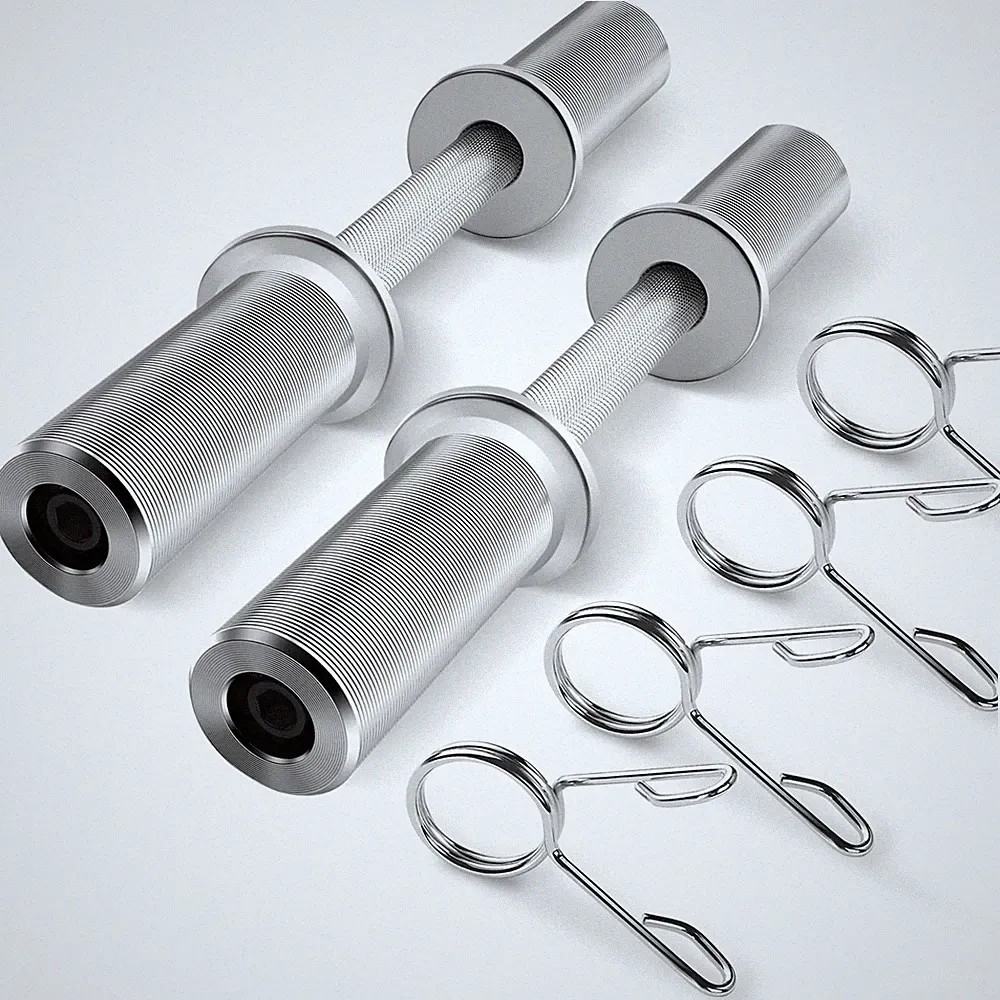 Uboway Olympic Dumbbell Handles 16” /20”Olympic Dumbbell Bar for 2 Olympic Weigh